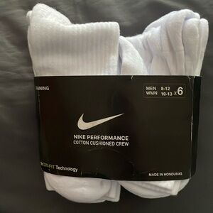 Nike Performance Cotton Cushioned Crew Socks